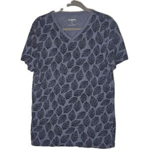 Goodfellow-co Men's Blue and Navy T-shirt